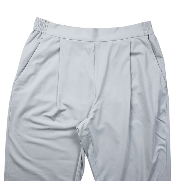 All Saints Aleida Jersey Crop Pants Womens 4 Mint Green Stretch Quiet Luxury - Picture 3 of 9